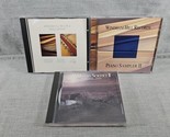Lot of 3 Windham Hill CDs: Piano Sampler, Piano Sampler II, Winter Solst... - $10.44