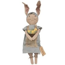 folk art primitive country Easter decor MISSY Bunny w Chick rabbit 29&quot; DOLL - £51.83 GBP