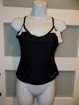 Tommy Hilfiger Black Tank W/Built in Shelf Bra Size L Women&#39;s NEW - $20.00
