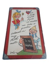 Vintage Valentine Postcard Printed Germany posted St Valentines Day 1910... - $193.44 MXN