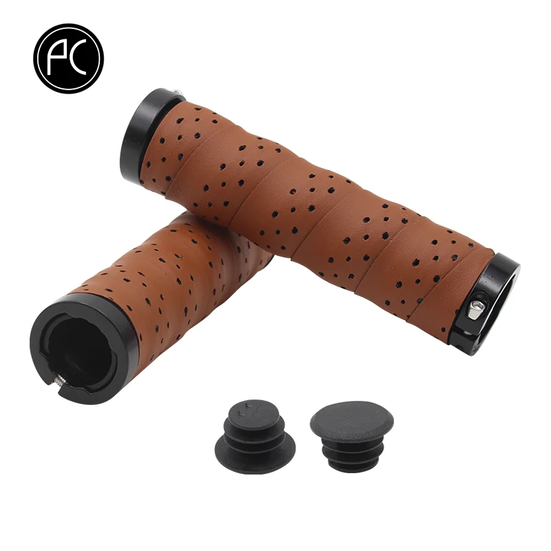 PCycling Bicycle Grips Punch PU Comfortable Non-slip Moisture Absorption Handleb - £116.92 GBP