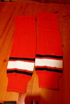 Simon Gagne 12 Philadelphia Flyers Autographed Game Worn Sock Flyers - £149.09 GBP