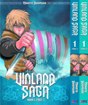 Vinland Saga Manga Makoto Yukimura Volume 1-4 Full Set English Version  - £69.81 GBP