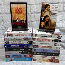 Lot Of 18 VHS Robin Williams Movies Good Will Hunting Dead Poets Society... - £27.24 GBP