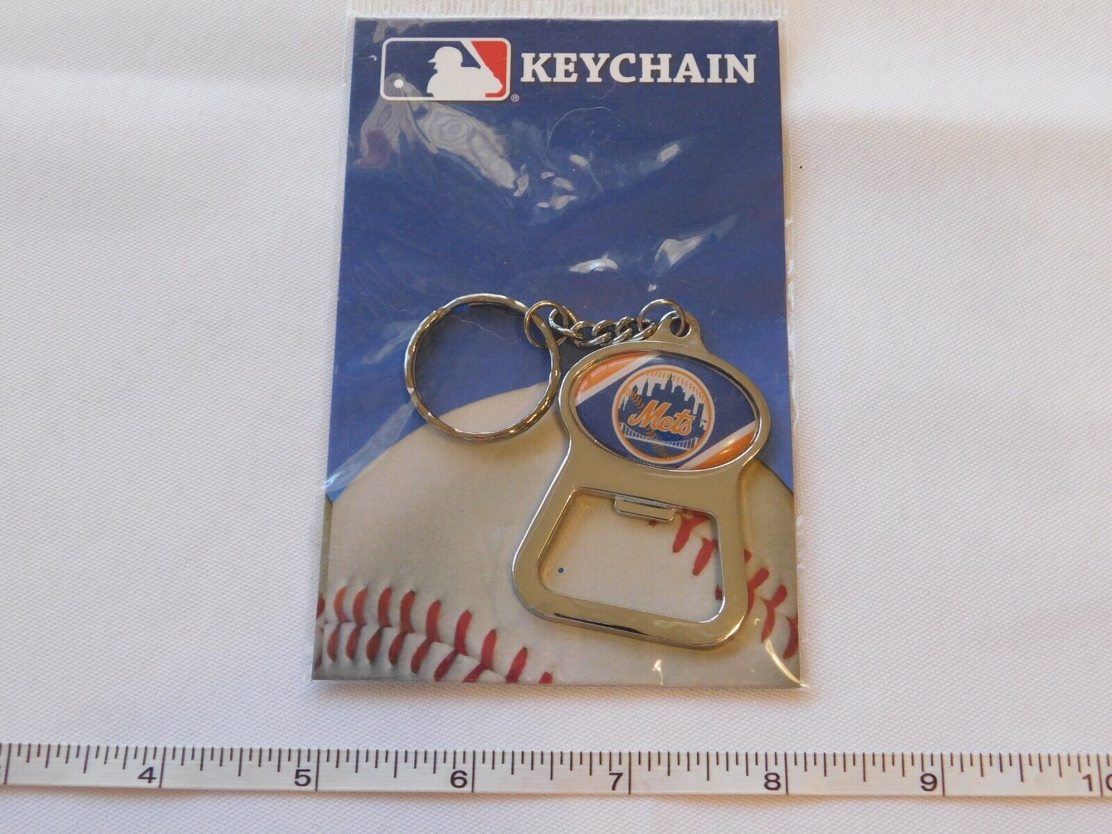 Primary image for Mets baseball MLB NY New York Logo Keychain Bottle Opener Siskiyou NEW