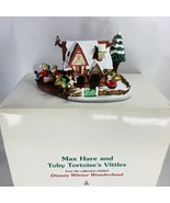 Danbury Mint Disney Winter Wonderland Max Hare and Toby Tortoise&#39;s Vittles - $761.39 MXN