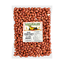 Naturalee Peanuts, Raw Whole Spanish Redskin 1 Lbs - Raw, Unsalted - Heart Healt - £9.36 GBP