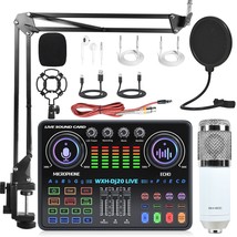 Portable Dj20 Mixer Sound Card With 48V Microphone For Studio Live Sound... - £136.08 GBP