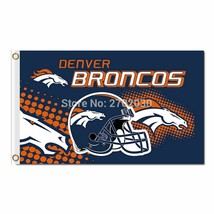 Denver Broncos Flag 3x5ft Banner Polyester American Football broncos003 - £12.78 GBP