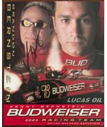Brandon Bernstein Kenny Bernstein 2003 Racing Team Budweiser Signed Phot... - $20.44 CAD