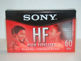 SONY HF 60Min Normal Bias HIGH FIDELITY Audio Cassette (New) - £6.29 GBP