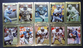 1990 Action Packed Detroit Lions Team Set of 10 Football Cards - £3.93 GBP