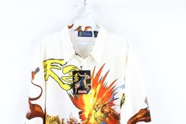 NOS Vtg 90s Streetwear Mens XL Baggy Fit ThunderCats Bowling Camp Button Shirt - £93.41 GBP