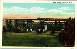 Bridges Postcard High Bridge Claremont New Hampshire - £7.80 GBP