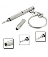 5pcs 3in1 Mini Tool Key Chain Eyeglasses Watch Phone Repair Screwdriver Kit - $8.06 CAD