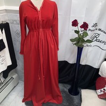 Vtg Vanity Fair Gown Zip Fleece House Sleep Dress Long Robe size S USA N... - £36.94 GBP