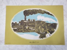 Lionel Art Prints Of 19th Century Locomotives Big Mogul 1900 - £7.96 GBP