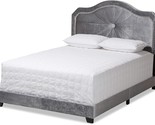 (Box Spring Required) Baxton Studio Beds, Full, Gray. - $251.99