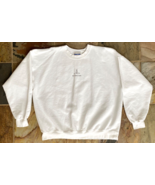 Vintage BE HERE NOW Sweatshirt - Hanes Ultimate Cotton - Size XL - 90s -... - $28.05