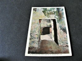In the Dungeons , Fort Marion, St. Augustine, Florida- 1920s Unposted Postcard. - £6.04 GBP