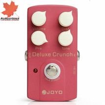 JOYO JF-39 Deluxe Crunch Overdrive Guitar Pedal Effect True Bypass Red - £31.77 GBP
