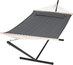 2 Person Hammock with Stand, Heavy Duty Portable Hammock - £157.52 GBP