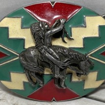 Chief Joseph Belt Buckle Pewter  Made In The USA 1990 Siskiyou - £39.56 GBP