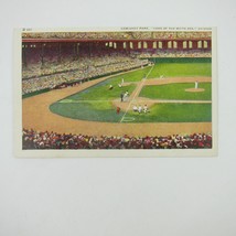 Postcard Comiskey Park Baseball Stadium Chicago White Sox Illinois MLB Antique - £11.75 GBP