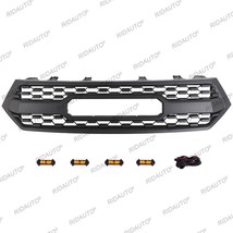 Black Front Grille Fit For TOYOTA HIGHLANDER 2012-2014 Grill With LED Light - £172.99 GBP