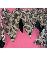 American Pacific Christmas Santa FIREPLACE MANTEL SCARF Gold Accents FRE... - €38,15 EUR