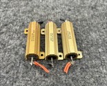 Lot Of 3 - Dale RH-50 50W .1ohm Wirewound Power Resistor Used - £13.22 GBP