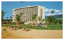 Maui Surf on Kaanapali Beach near Lahaina Town Hawaii Postcard Posted 1974 - £7.82 GBP