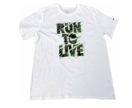 NWT Mens Nike Run To Live Running Shirt White Size Small - $28.00