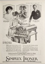 1920 Print Ad The Simplex Ironer American Ironing Machine Co. Chicago,Il... - £17.63 GBP
