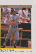 Robin Yount Brewers Outfield 1991 O-Pee-Chee Premier Card # 131 Near Mint HOF - £1.50 GBP