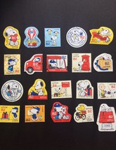 Japan Peanuts Snoopy Charlie Brown Complete 2017 Used Postage Stamp Set   - $16.00