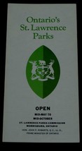 Ontario’s St. Lawrence Parks, Vintage Informational Tour Pamphlet - £2.31 GBP