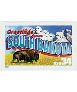 2002 34c Greetings from America, South Dakota Scott 3601 Mint F/VF NH - $2.39