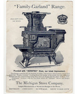Antique Victorian Advertising Trade Card Garland Stoves Range Michigan S... - £20.94 GBP
