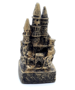 Castle Medieval Mini Castle Fantasy Collectible Gaming Figurine - Gold T... - £4.47 GBP