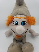 9&quot; Hackus the Gray Smurf Plush Doll The Smurfs Orange Hair Kellytoy - £7.42 GBP