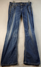 AIKO Silver Jeans Womens Size 29/31 Blue Denim Cotton Pockets Belt Loops Pull On - £13.98 GBP