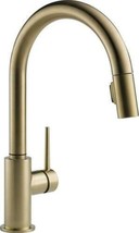 Delta 9159-CZ-DST Single Handle Pull-Down Kitchen Faucet Champagne Bronze - £460.26 GBP