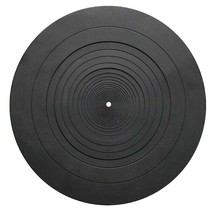 Turntable Platter Mat Rubber 12 Inch Silicone Turntable Lp Slipmat Unive... - $26.11