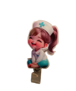 Whimsical Retractable Nurse ID Badge-CMA-Tech - $9.77 CAD
