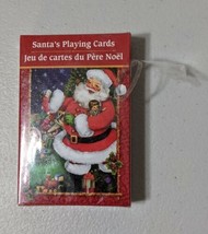Kurt Adler Santas Playing Cards New - seal slightly open - £11.20 GBP