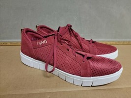 Ryka Women&#39;s Haiku Perforated Suede Lace-Up Sneakers Red sz 9.5M gently ... - £23.50 GBP