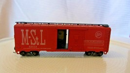 HO Scale Mantua, 40&#39; Box Car, Minneapolis &amp; St. Louis, Red, #52673 Built - £23.45 GBP