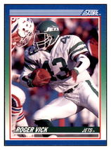 1990 Score 100 Hottest Roger
  Vick   New York Jets Football Card
  VFBMD - £0.67 GBP