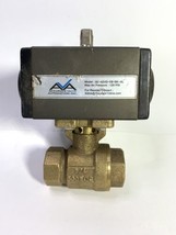 Accurate  Automation Brass Air Pneumatic Actuated Ball Valve 3/4 NPT AAB... - £75.70 GBP